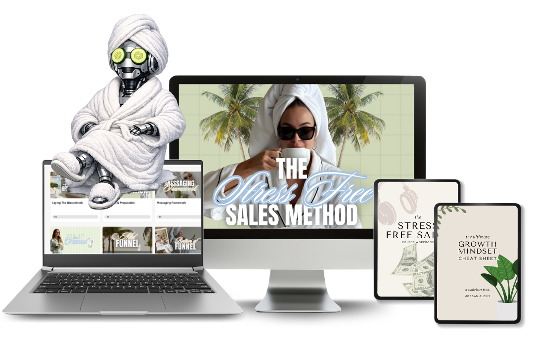 Stress-Free Sales course mockup